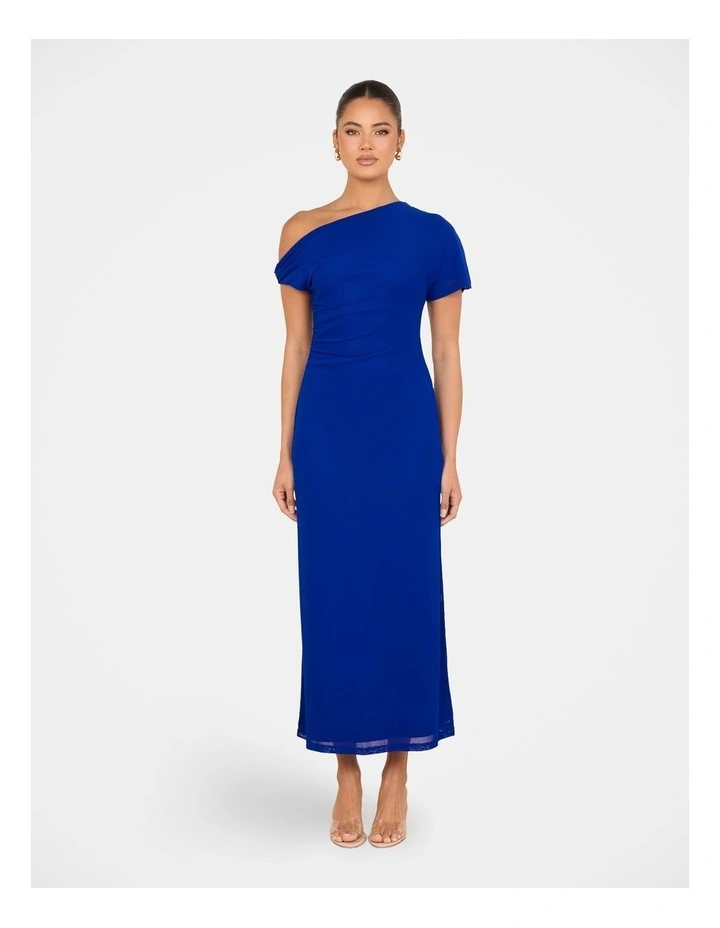 Wanda Mesh Maxi Dress in Blue image 1