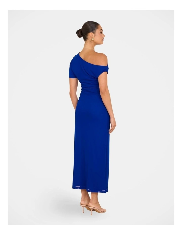 Wanda Mesh Maxi Dress in Blue image 2