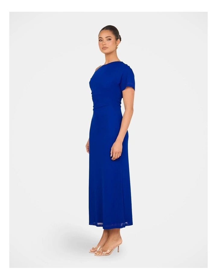 Wanda Mesh Maxi Dress in Blue image 3