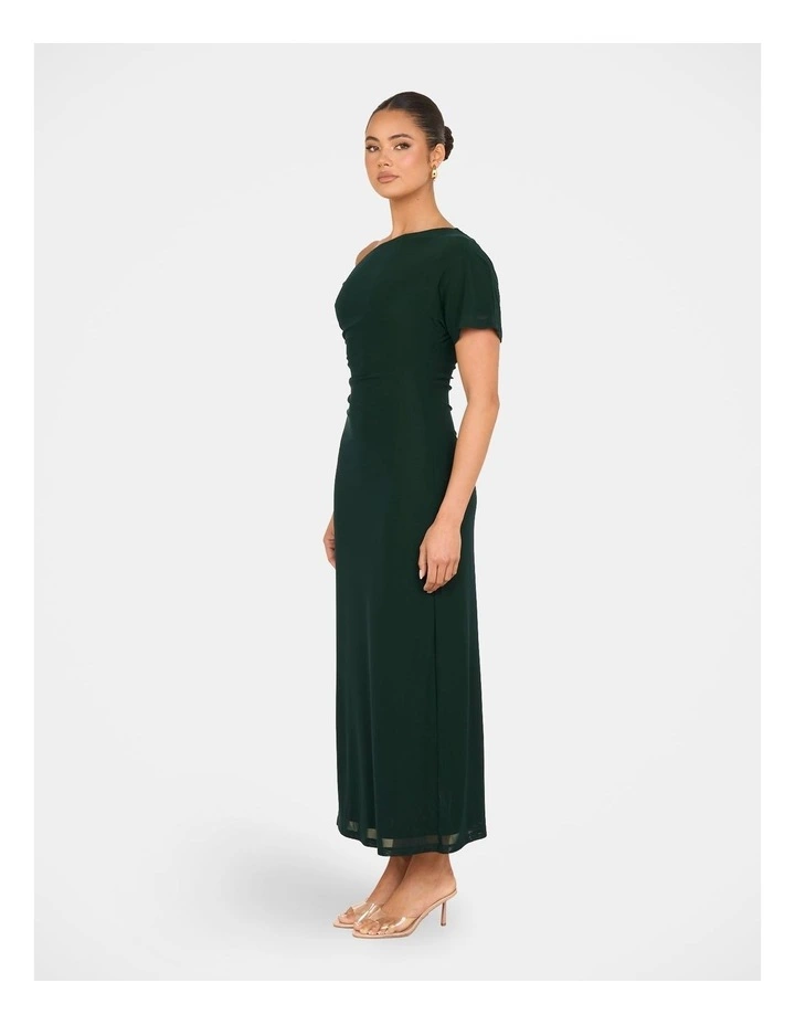 Wanda Mesh Maxi Dress in Green image 3