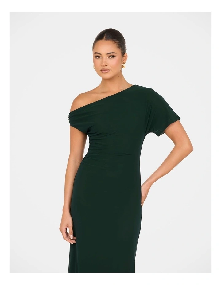 Wanda Mesh Maxi Dress in Green image 5