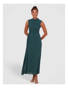 Daisey Sleeveless Maxi Dress in Emerald