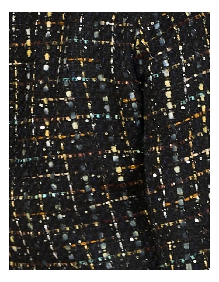 Bonnie Cropped Jacket in Black image 6