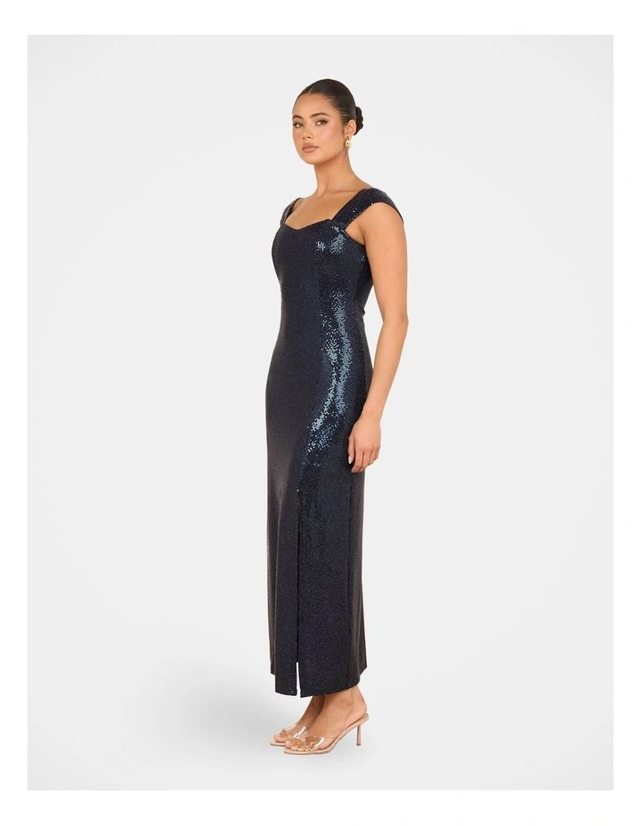 Tilly Off Shoulder Gown in Blue image 3