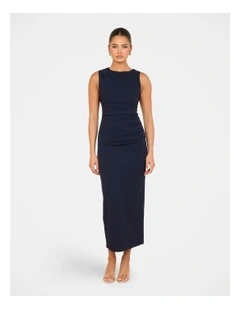 Yves Sleeveless Maxi Dress in Blue