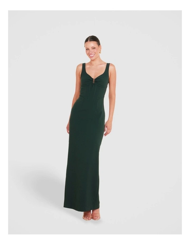 Elinor Sleeveless Gown in Green image 1