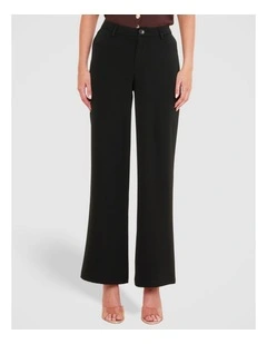 Omar Straight Leg Pant in Black