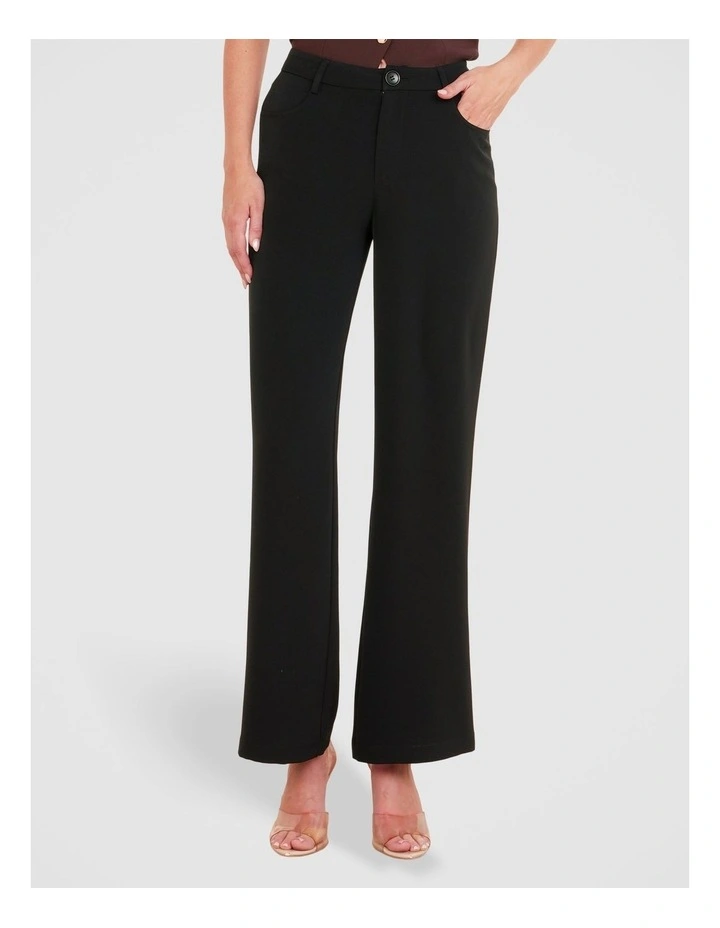 Omar Straight Leg Pant in Black image 4