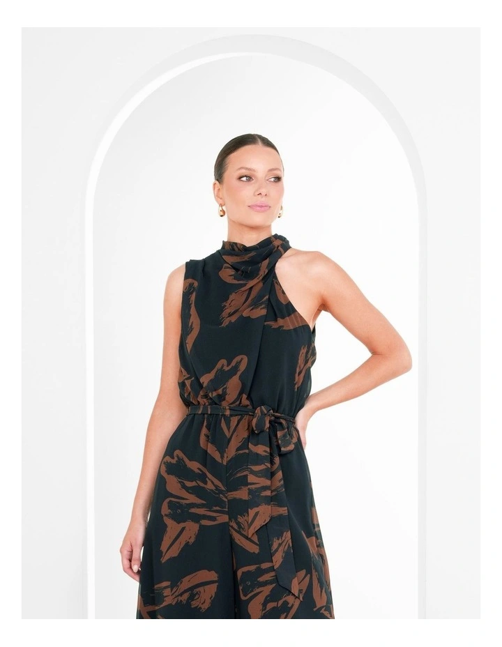 Upita Wide Leg Jumpsuit in Multi image 4