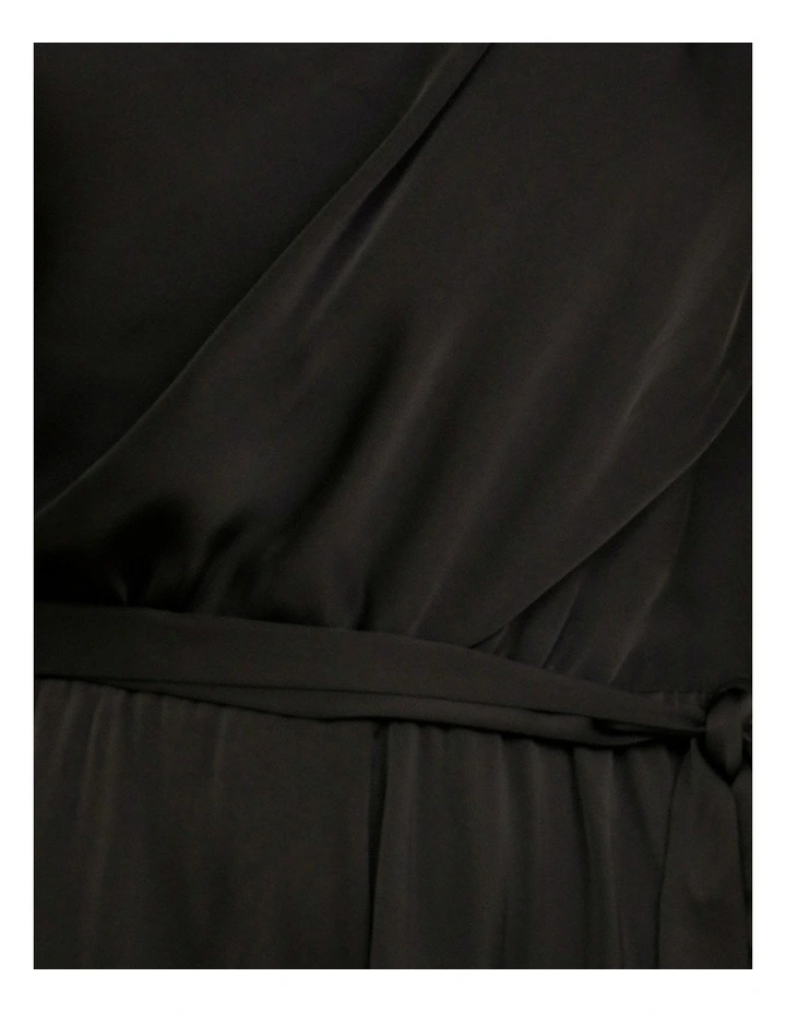 Quentina Asymmetric Jumpsuit in Black image 6