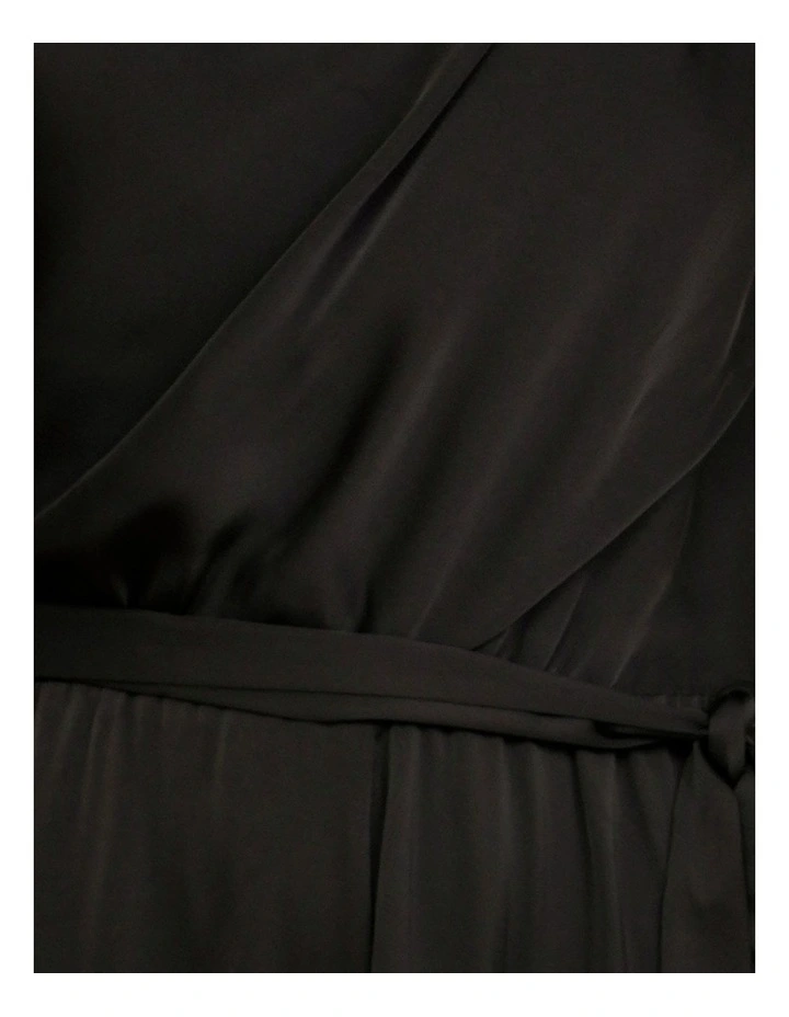 Quentina Asymmetric Jumpsuit in Black image 6