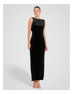 Elyse Boat Neck Maxi Dress
