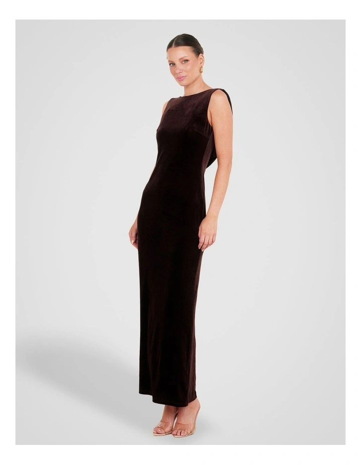Elyse Boat Neck Maxi Dress image 3