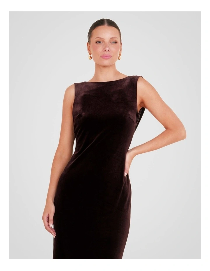 Elyse Boat Neck Maxi Dress image 4