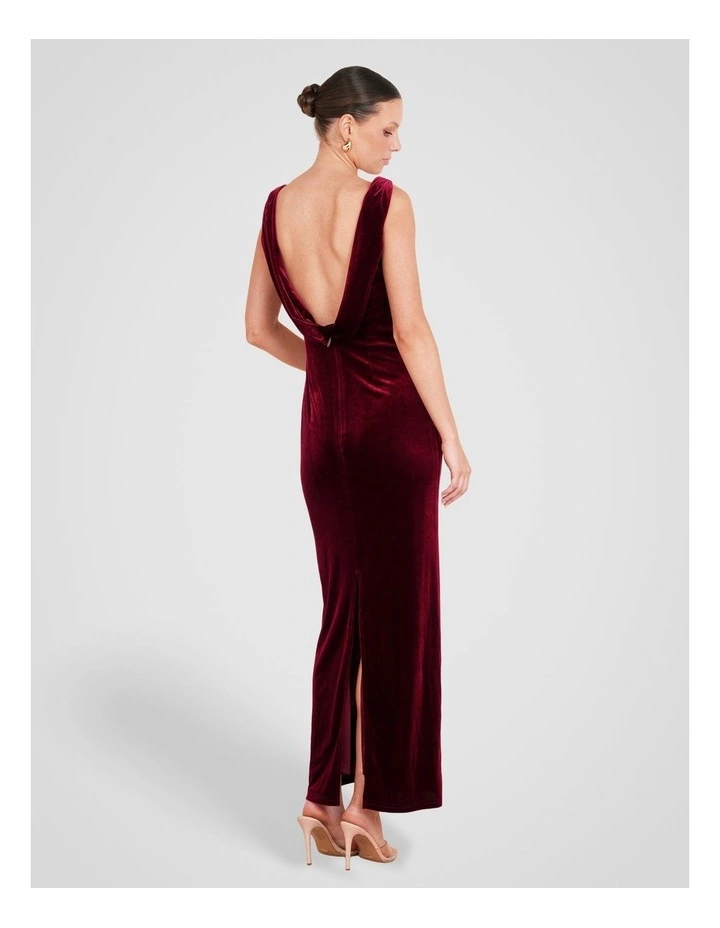 Elyse Boat Neck Maxi Dress image 2