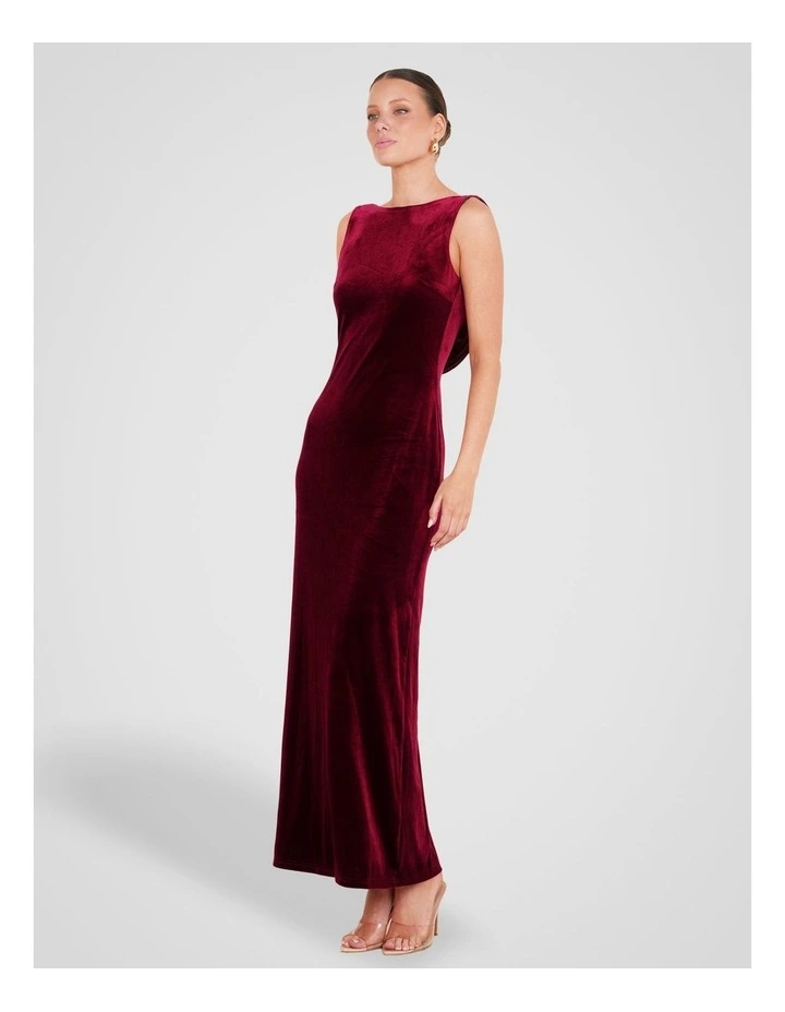 Elyse Boat Neck Maxi Dress image 3