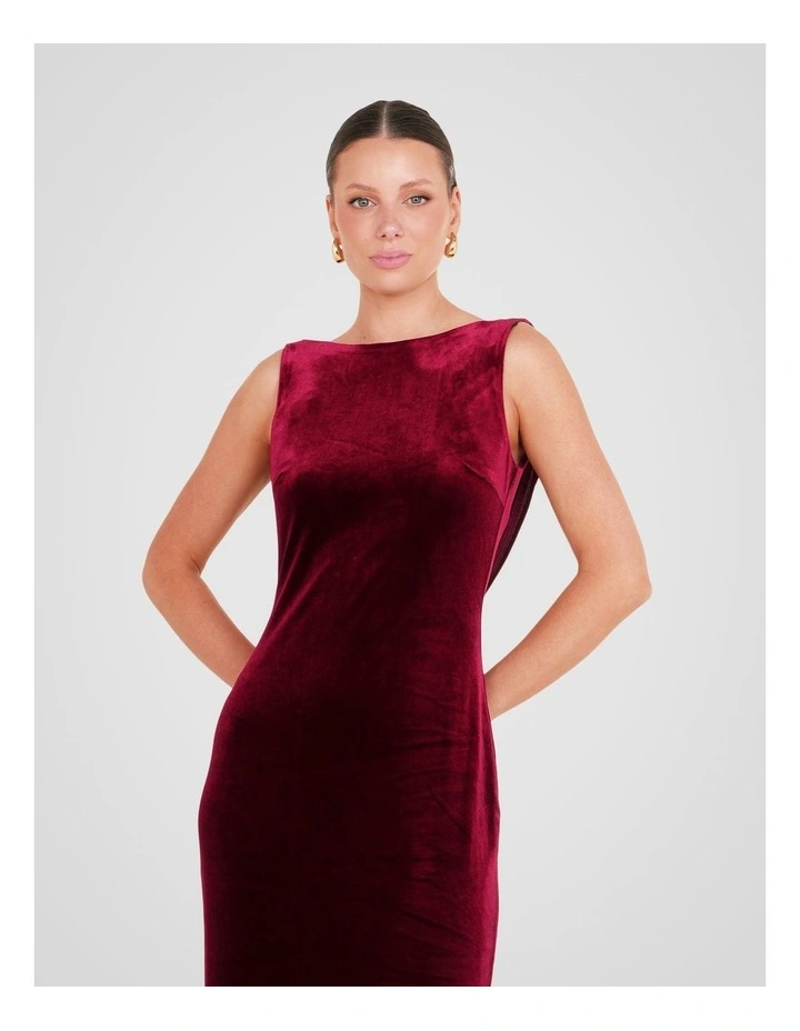 Elyse Boat Neck Maxi Dress image 4