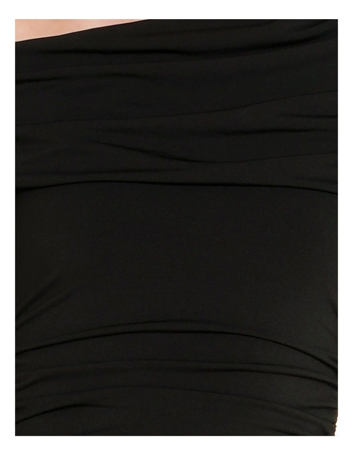 Palmer Off Shoulder Maxi Dress in Black image 6