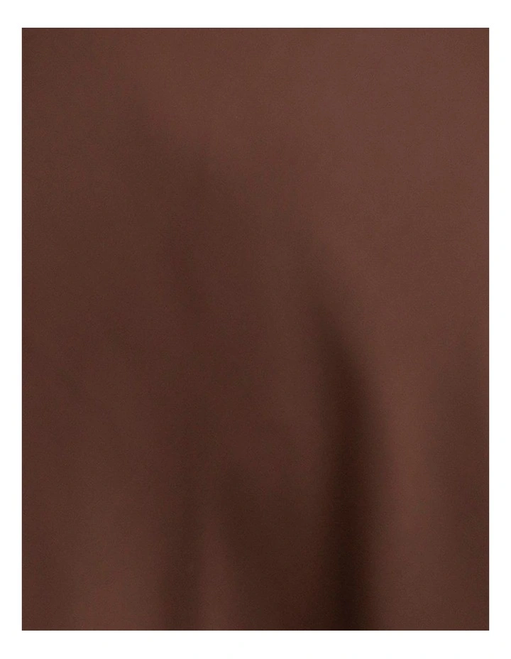 Yara Wrap Maxi Dress in Brown image 6
