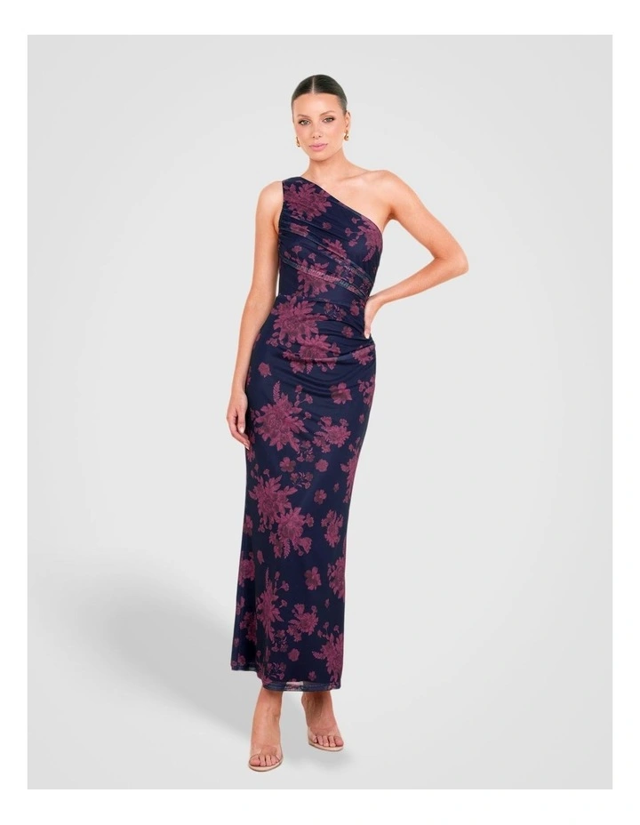 Sparacino One Shoulder Maxi in Print image 1