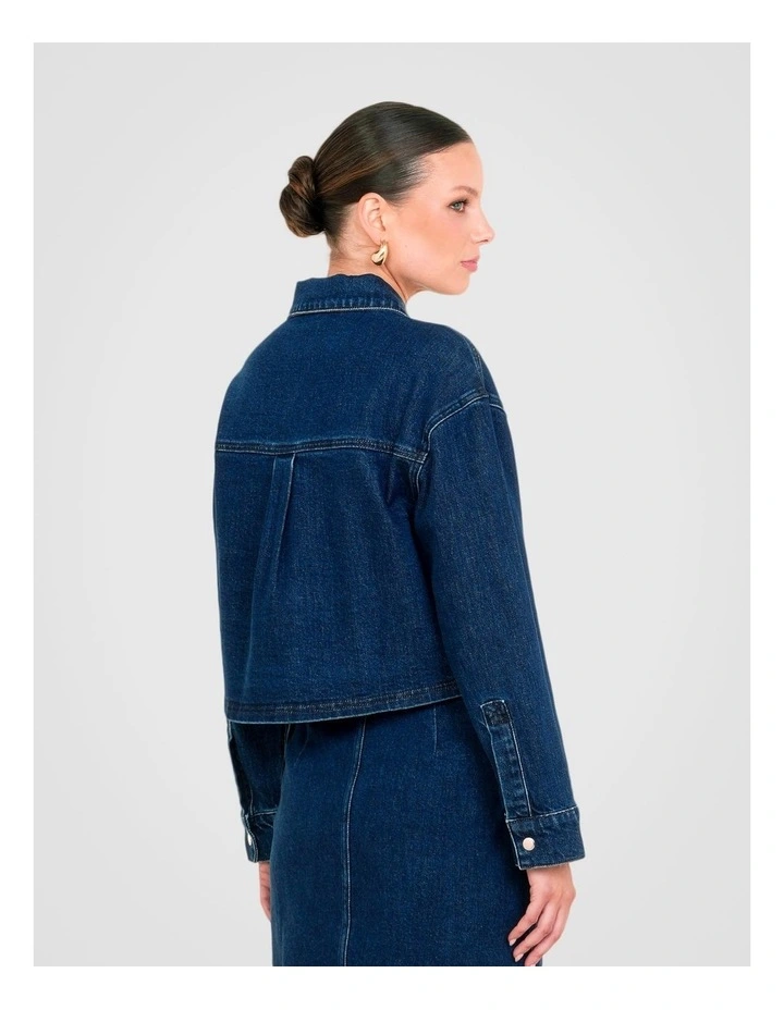 Kimmie Denim Jacket in Indigo image 2
