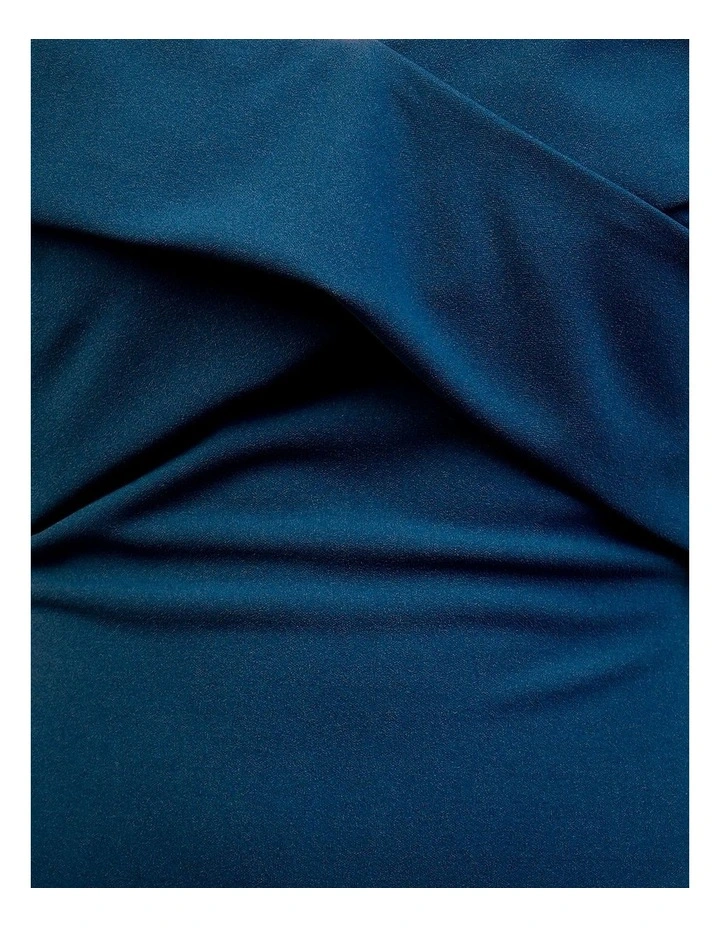 Lucy Cold Shoulder Cross Gown in Teal image 6