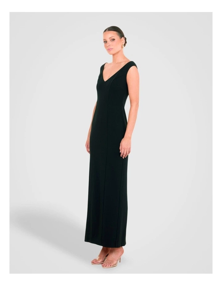 Oaklyn Off Shoulder Gown in Black image 3