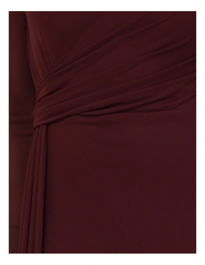Clara Long Sleeve Maxi Dress in Plum image 6