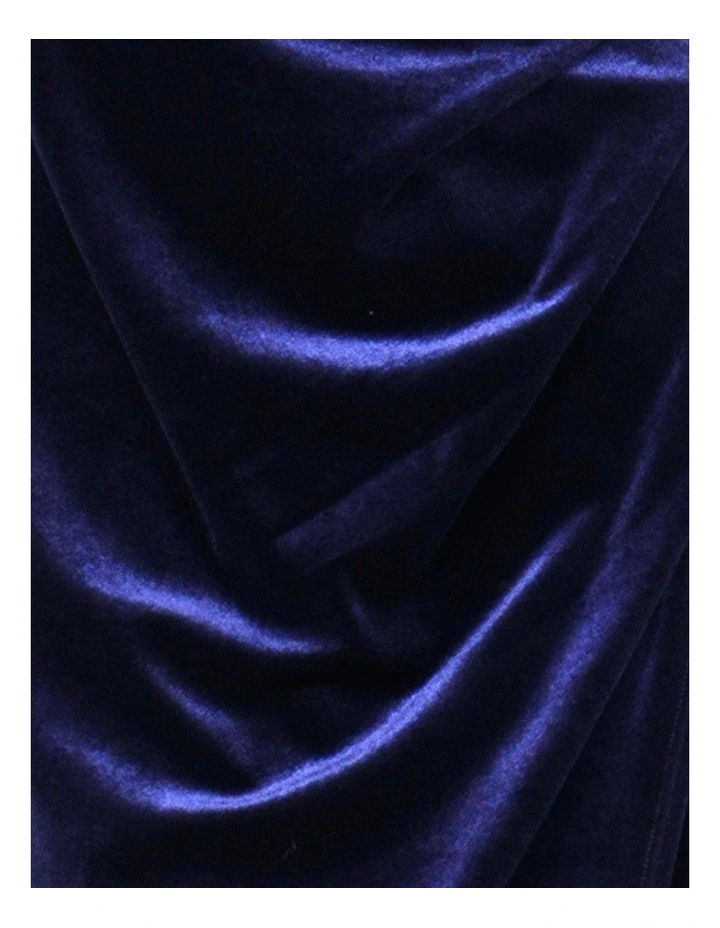 Scotia Off Shoulder Gown in Blue image 6