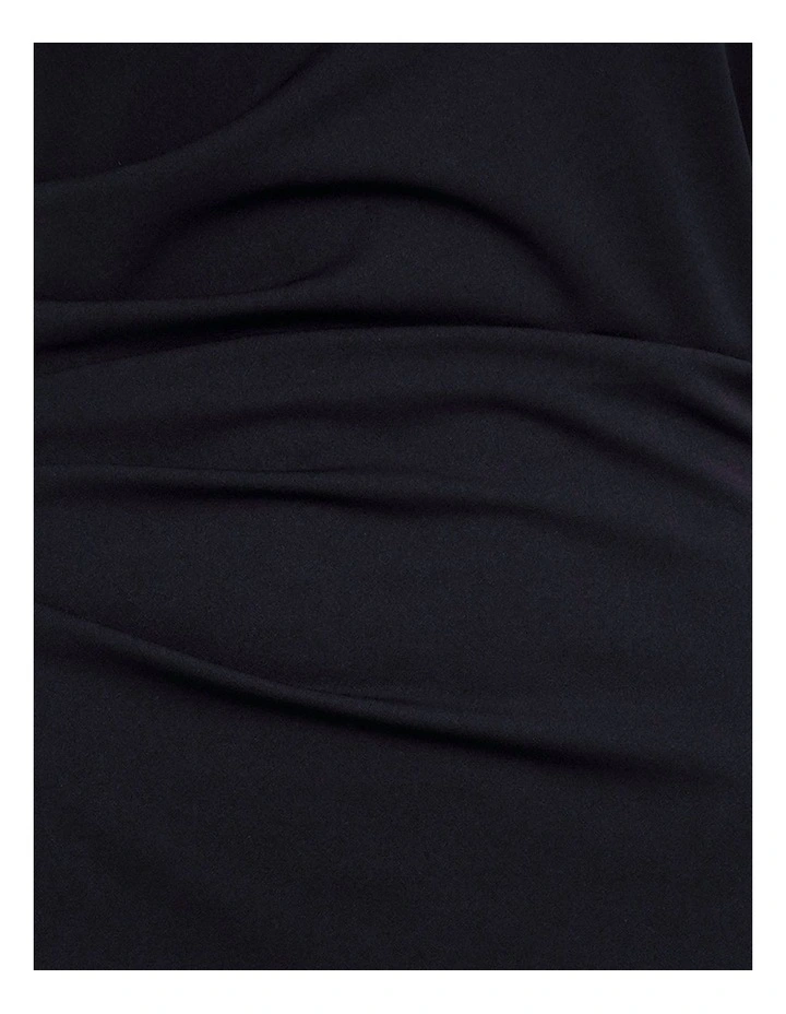 Clara Off Shoulder Midi Dress in Blue image 6