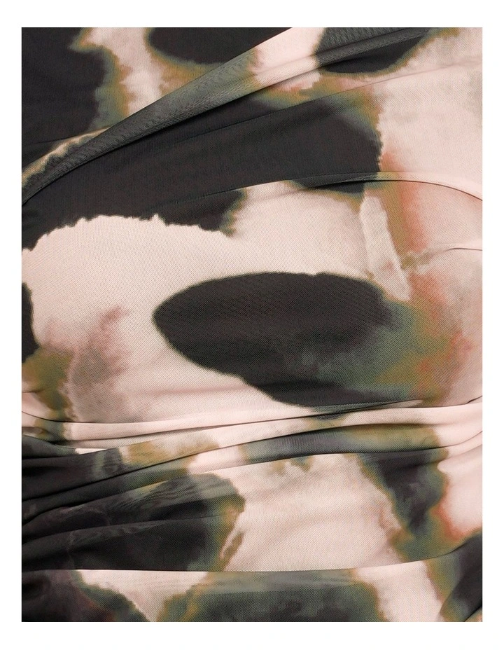 Hunter Gathered Mesh Top in Multi image 6