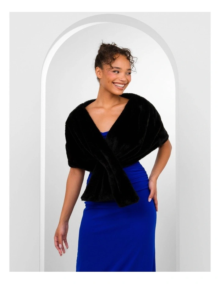 Renee Faux Fur Stole image 5