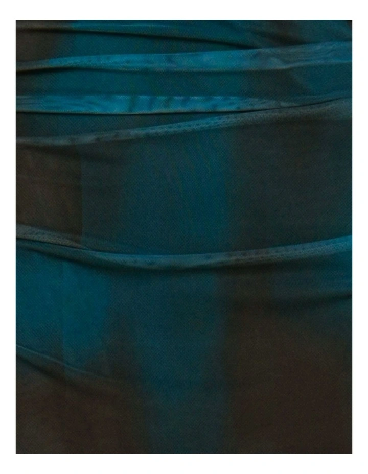 Nara Asymmetric Neck Maxi Dress in Multi image 6