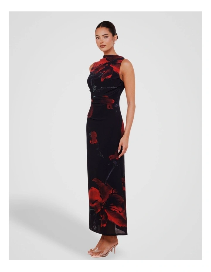 Reign Gathered Maxi Dress in Multi image 3