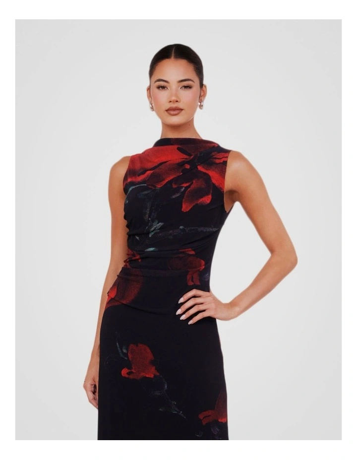 Reign Gathered Maxi Dress in Multi image 5