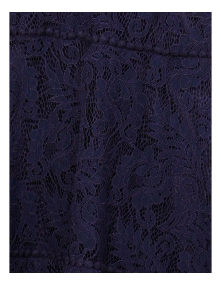 Everett Puff Sleeve Maxi Dress in Navy image 6