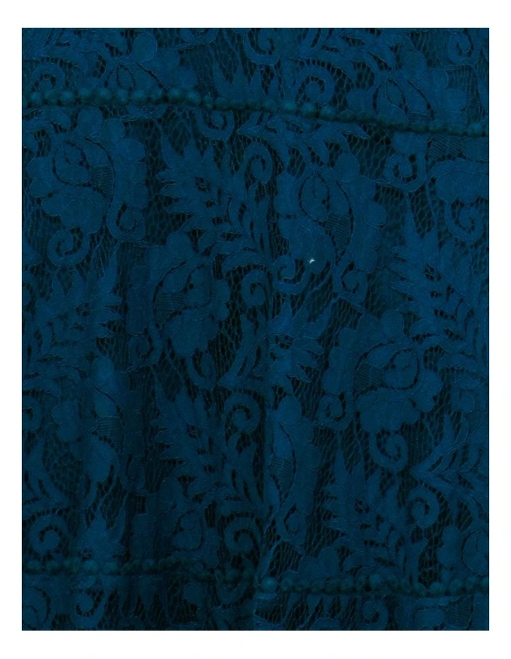 Everett Puff Sleeve Maxi Dress in Teal image 6