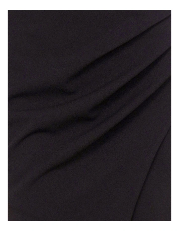 Ellery Cross Over Midi Skirt in Black image 6