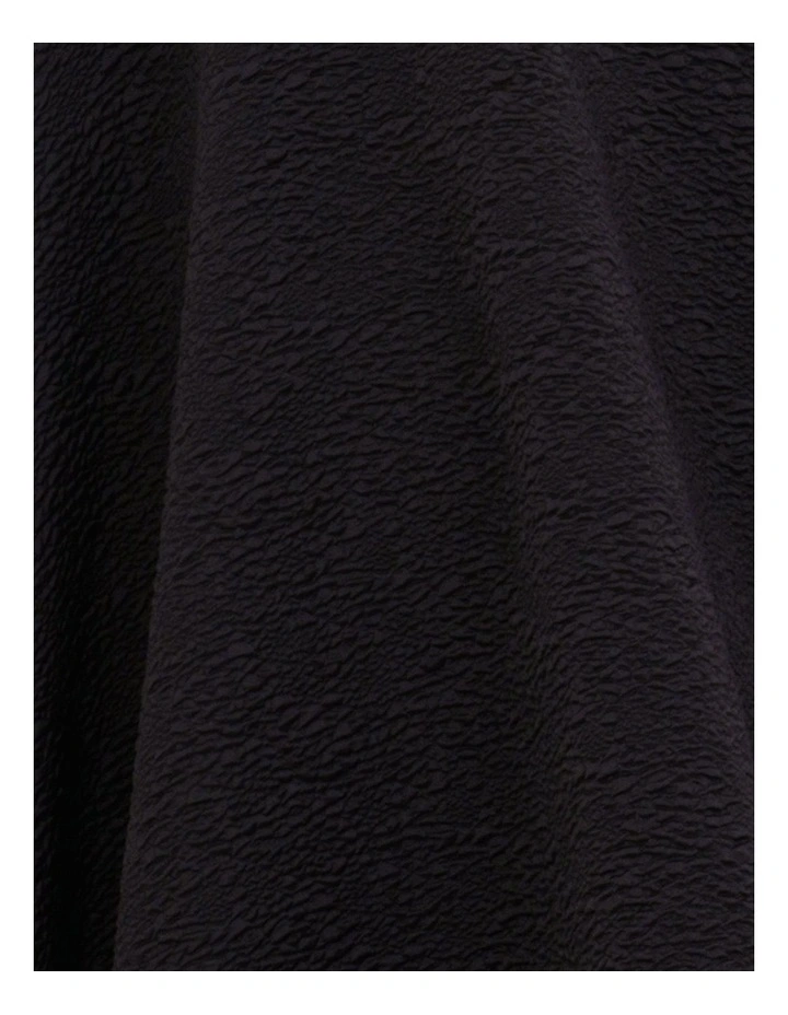 Marlo High Neck Midi Dress in Black image 6