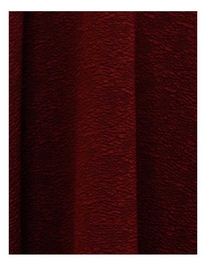 Marlo High Neck Midi Dress in Burgundy image 6