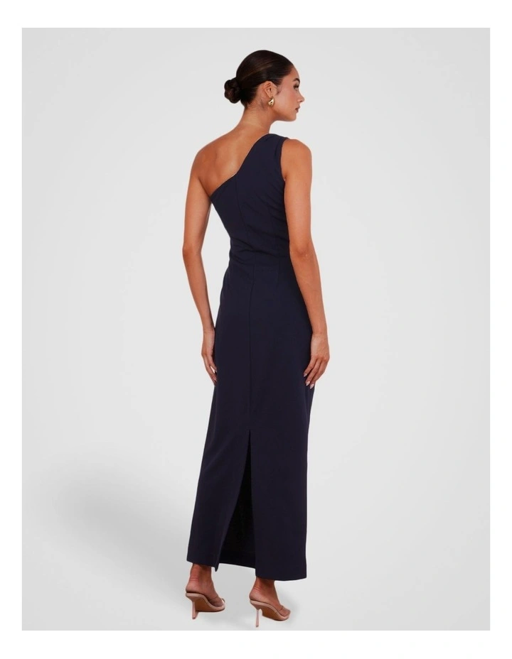 Dessie One Shoulder Maxi in Navy image 2