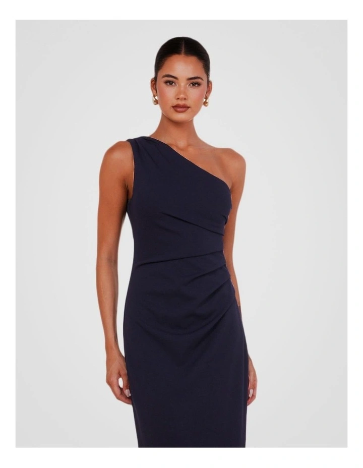 Dessie One Shoulder Maxi in Navy image 5