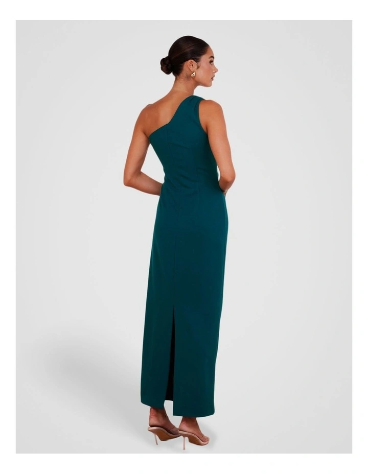 Dessie One Shoulder Maxi in Teal image 2