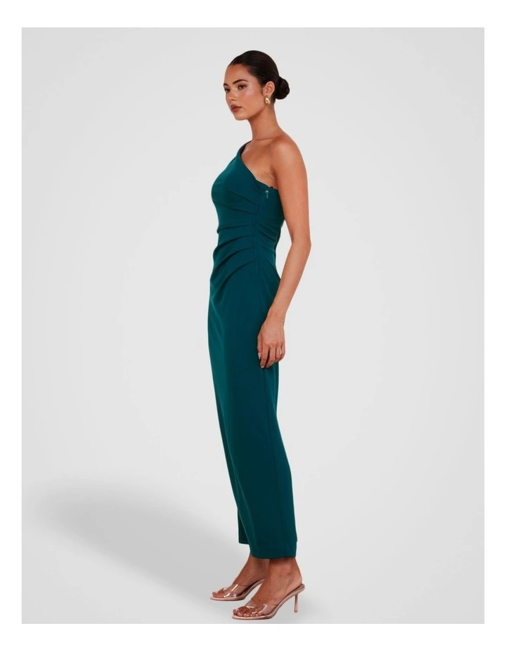 Dessie One Shoulder Maxi in Teal image 3