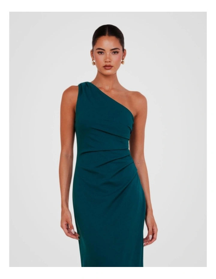 Dessie One Shoulder Maxi in Teal image 4