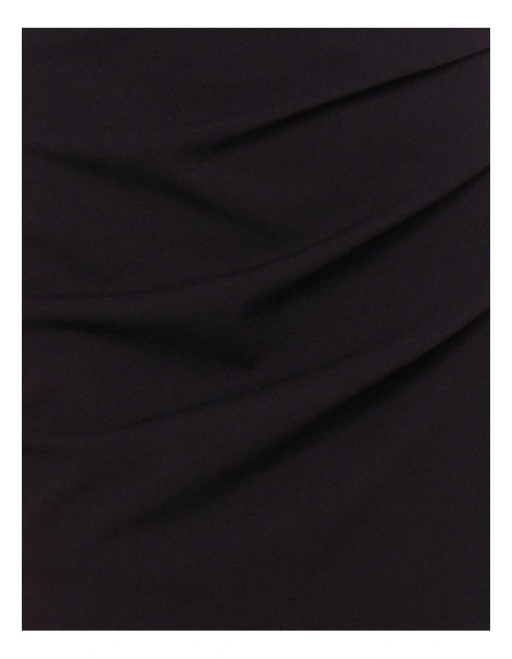 Denise Wrap Mini Skirt in Black image 6