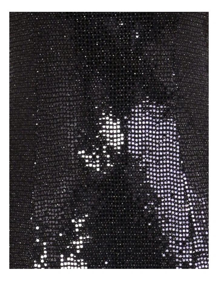 Tessa One Shoulder Gown in Black image 6