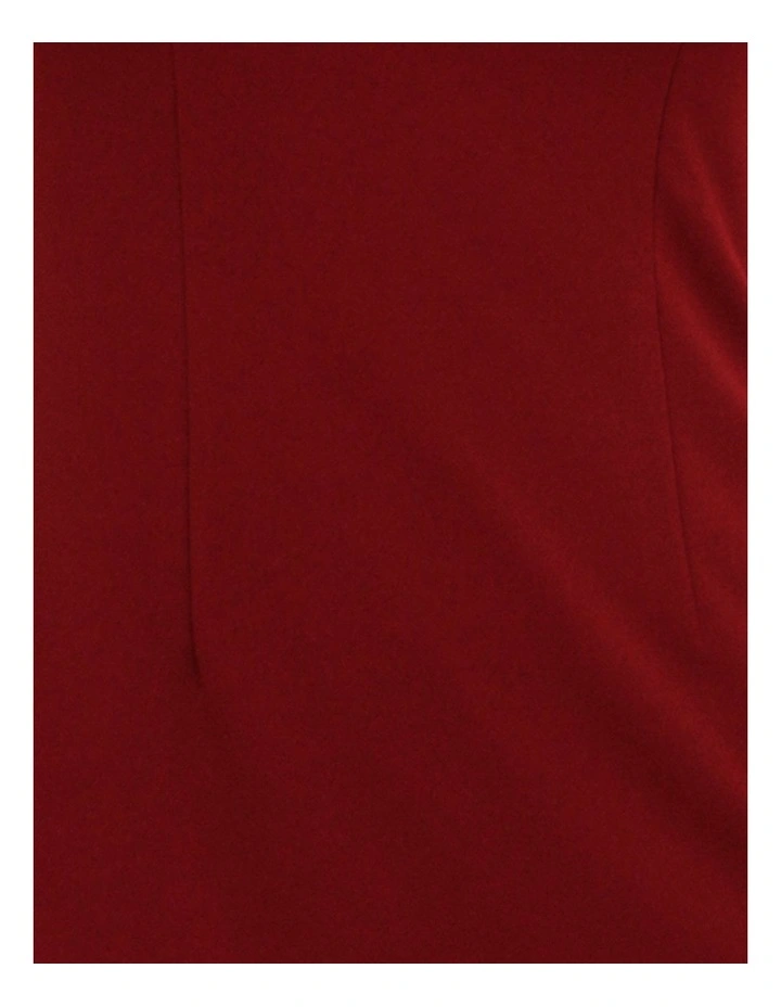 Warren One Shoulder Maxi in Burgundy image 6