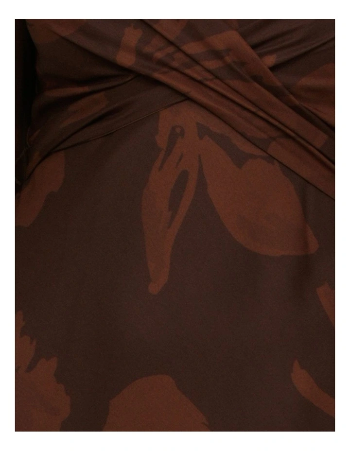 Coco Wrap Front Maxi Dress in Print image 6