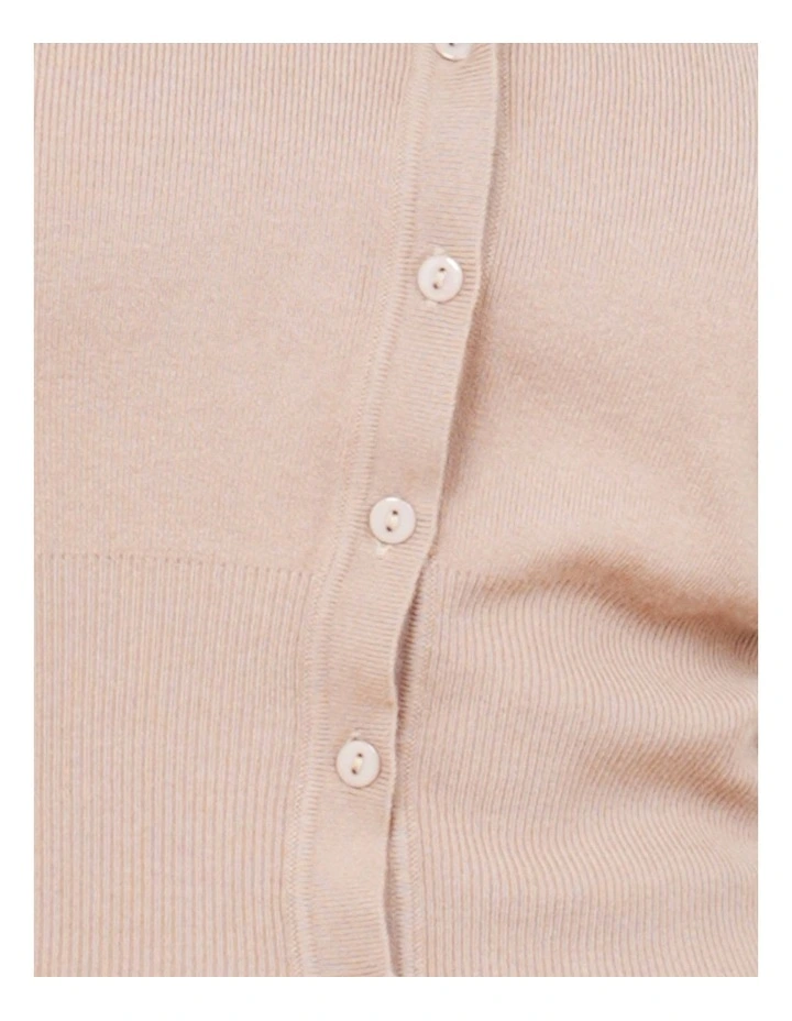 Aurelia Bishop Sleeve Cardigan in Brown image 6